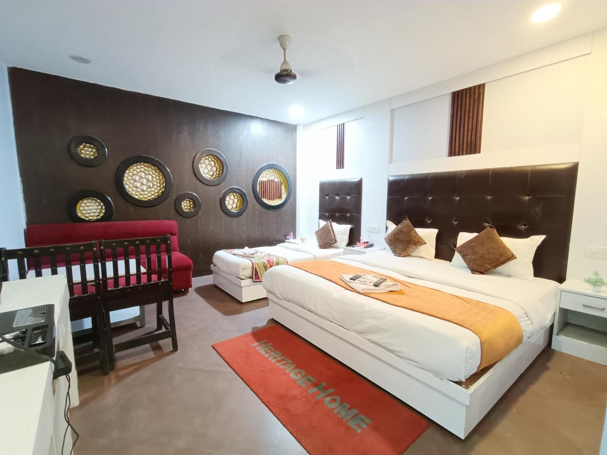Hotel Heritage Home Walking 1 Minuit From R K Ashram Metro Station New Delhi Exterior foto